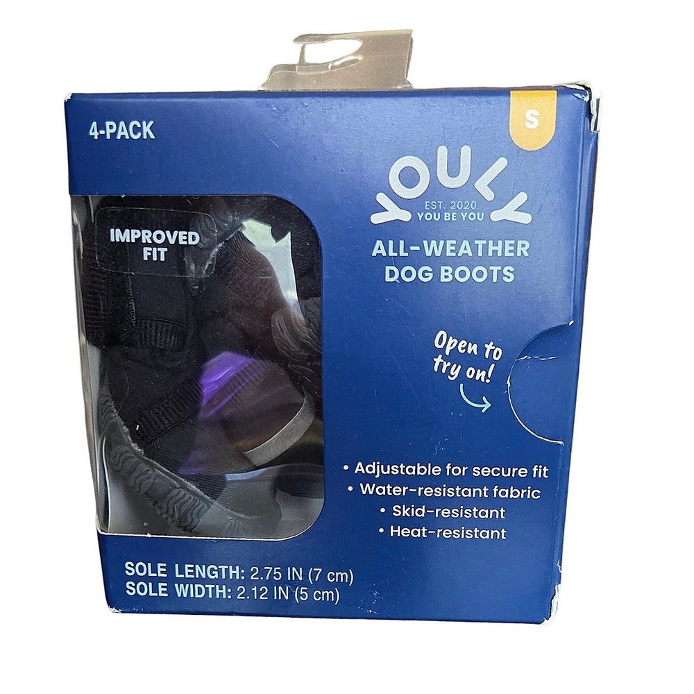 Youly‎ All Weather Dog Boots Size Small